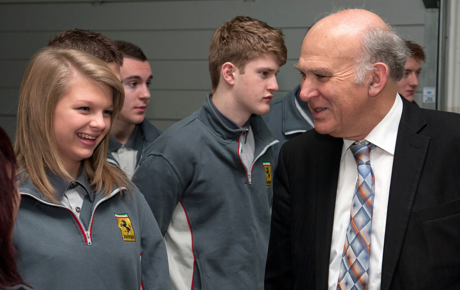Vince Cable's apprenticeship drive