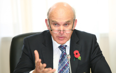 Business secretary Vince Cable