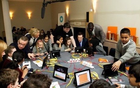 Children were encouraged to build their own computers using Kano