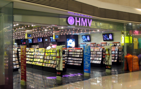 HMV store layout