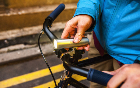 Blaze bike light in action