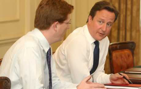 David Cameron discussing The Budget