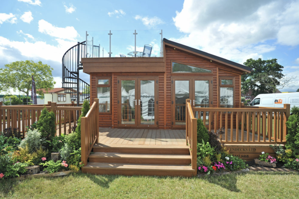 A picture of Omar Park Homes' luxury lodges